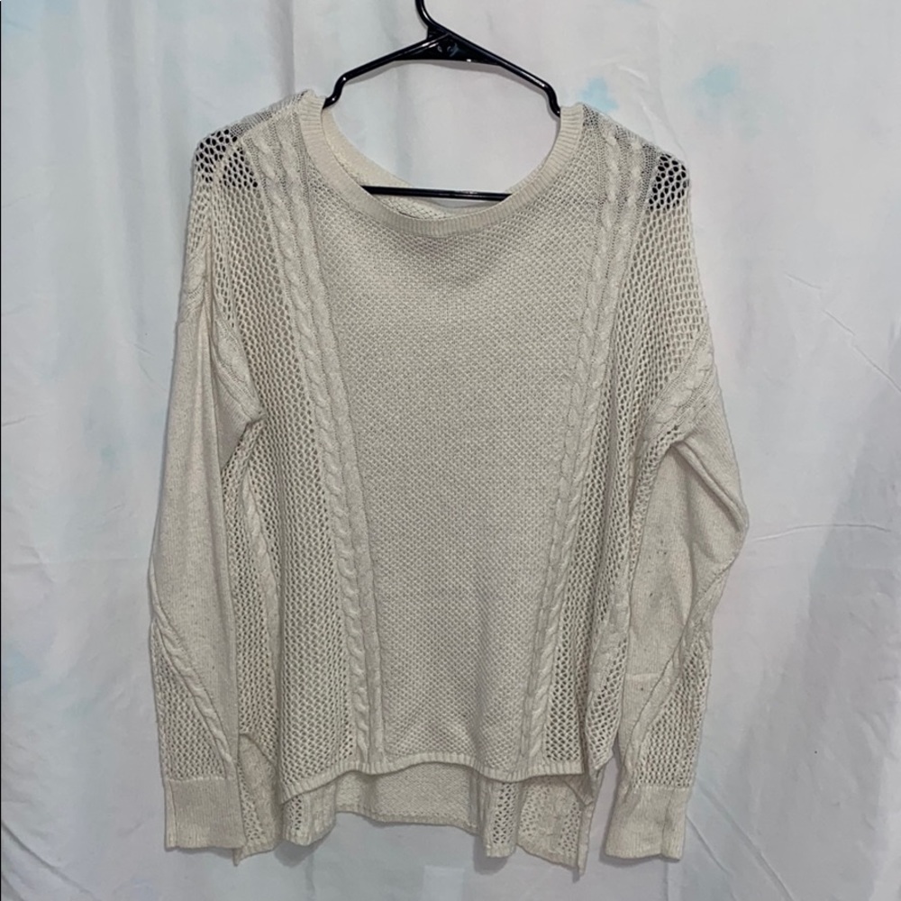 Cream sweater